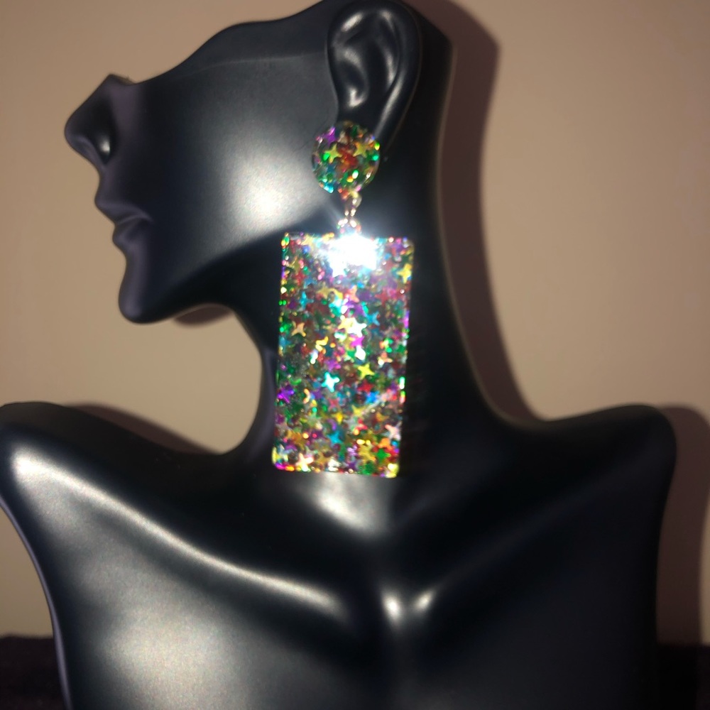 Multicolor Earrings - Picture 3 of 4